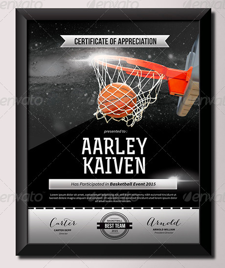 4-basketball-certificate-template