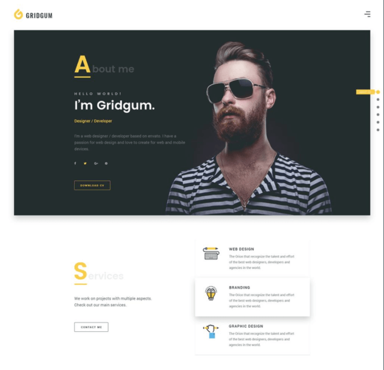 Freelancer Bootstrap Template