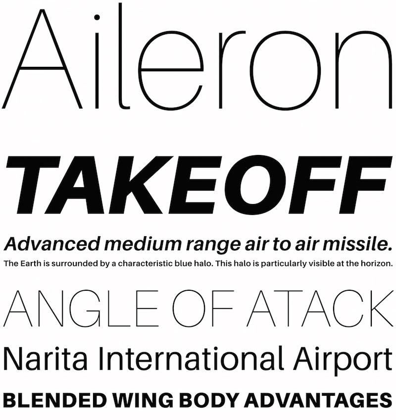 Aileron Font