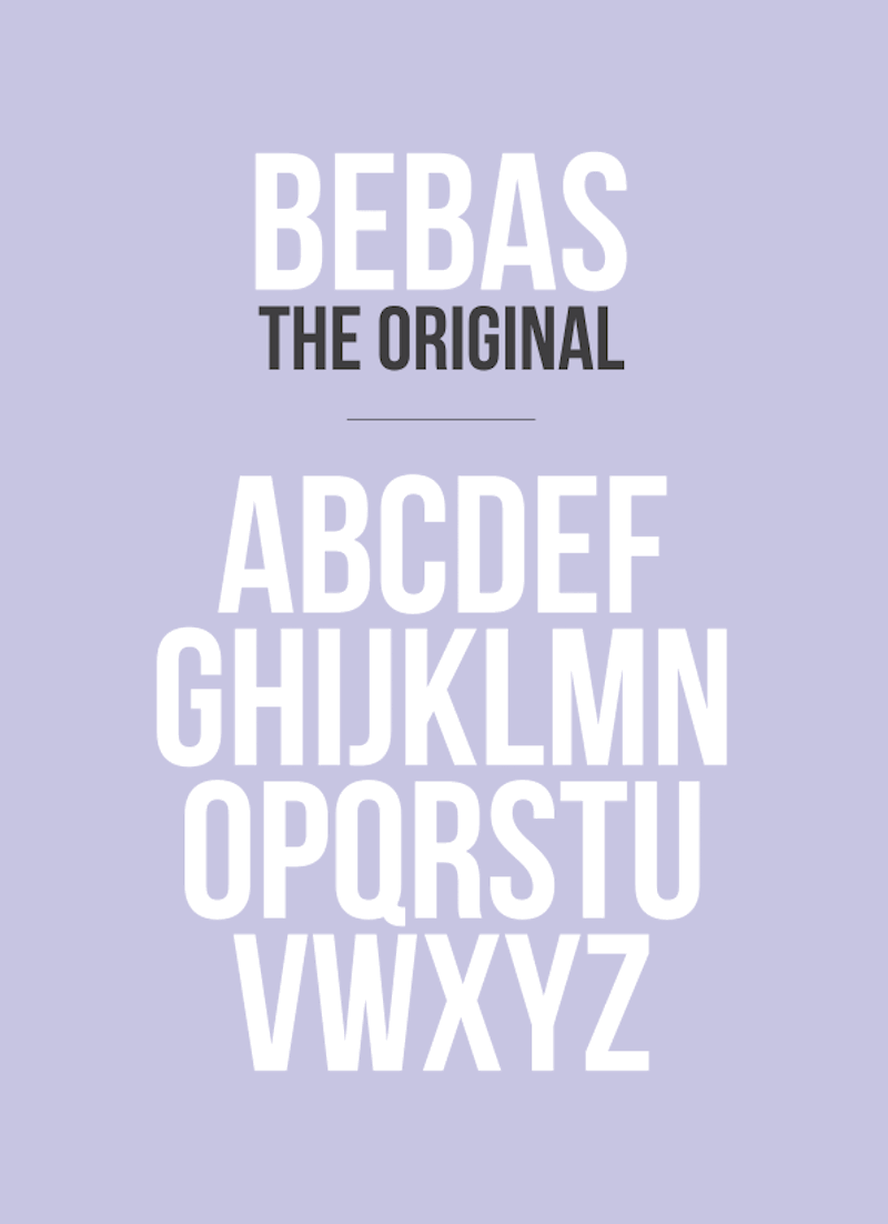 Bebas Neue Font