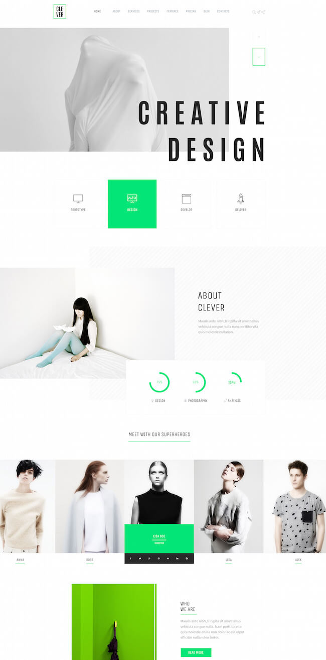 Creative and Design PortfolioTemplate Creative and Design PortfolioTemplate