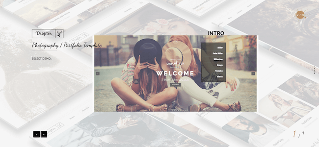 Diopter Portfolio Template Diopter Portfolio Template