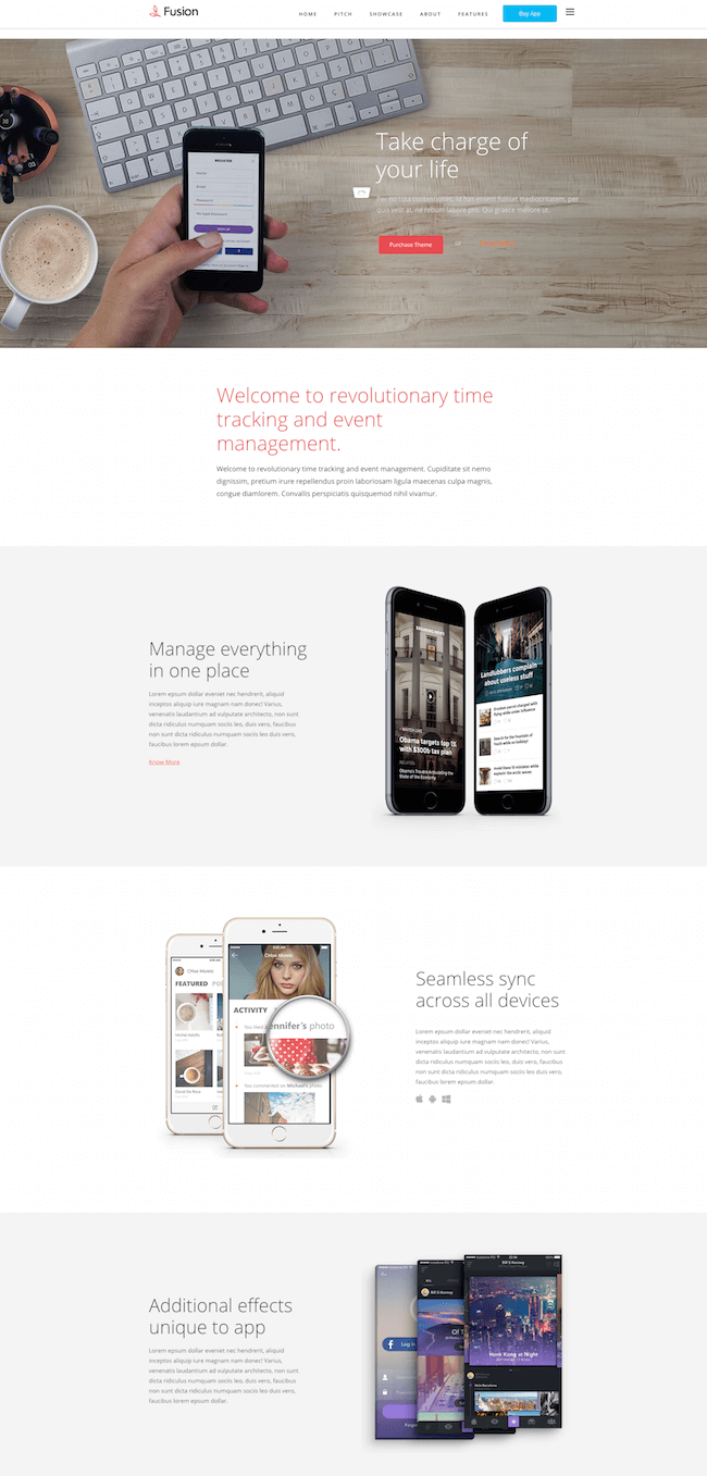 Fusion App Theme Fusion App Theme
