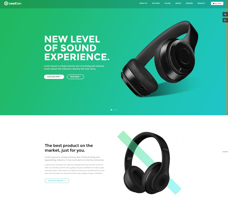 LeadGen Multipurpose Landing Page