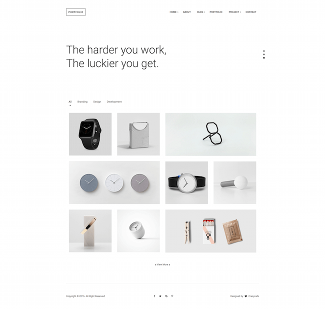 Minimal Portfolio HTML5 Template