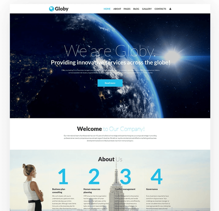 Globy Business Template Globy Business Template