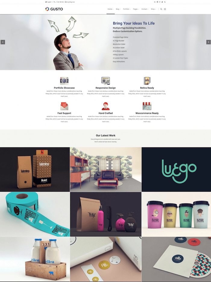 Gusto Full Screen Theme Gusto Full-Screen Theme