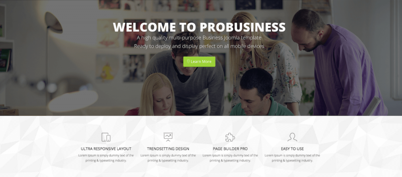 Templat Bisnis Joomla