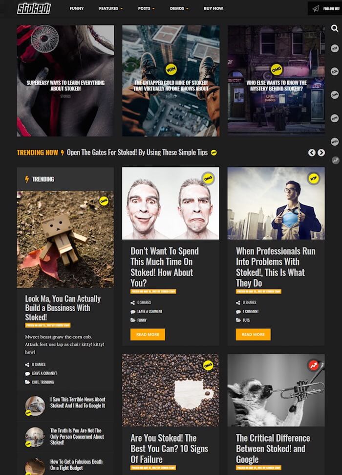 Stoked Viral WordPress Theme