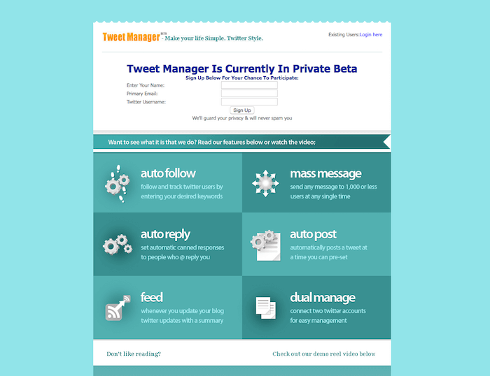 Tweet Manager