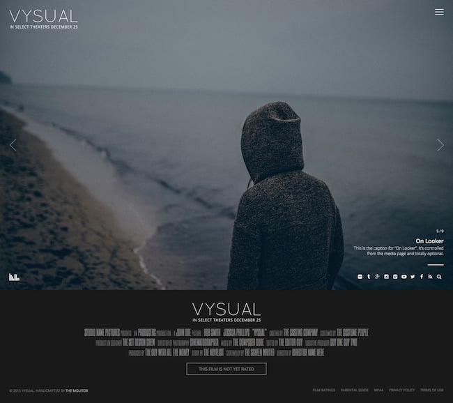 VYSUAL Film Campaign WP Theme VYSUAL Film Campaign WP Theme