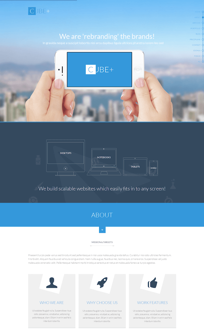 Cube+ Joomla Template