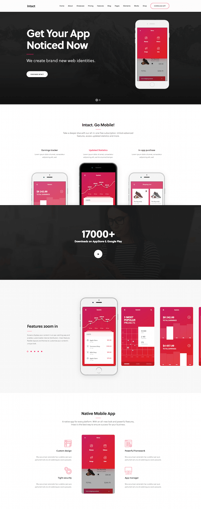Intact App Showcase WordPress Theme Intact-App-Showcase-WordPress-Theme