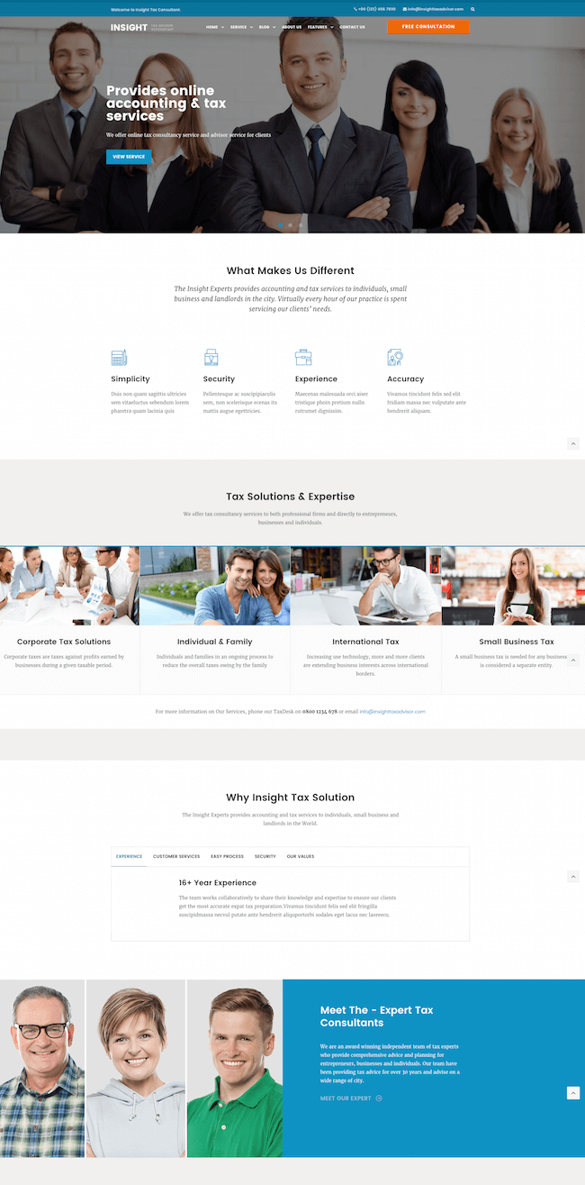 Financial Advisor WordPress Theme Financial Advisor WordPress Theme