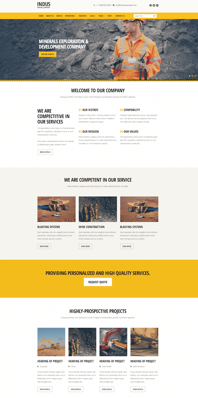 Indus Template Indus Template