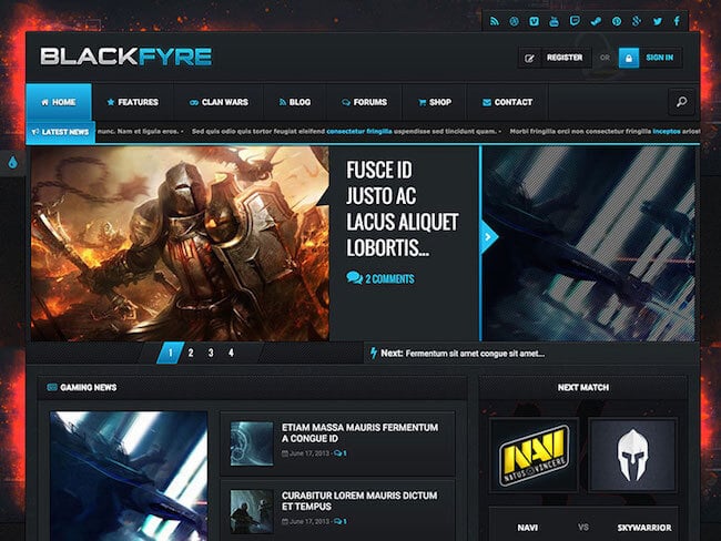 blackfyre community theme blackfyre-community-theme
