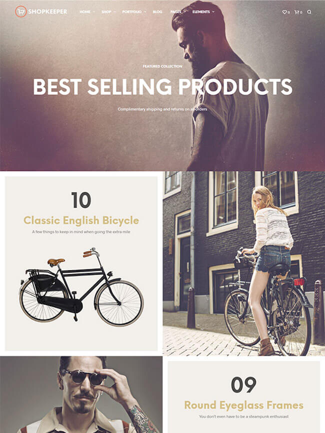 shopkeeper woocommerce theme