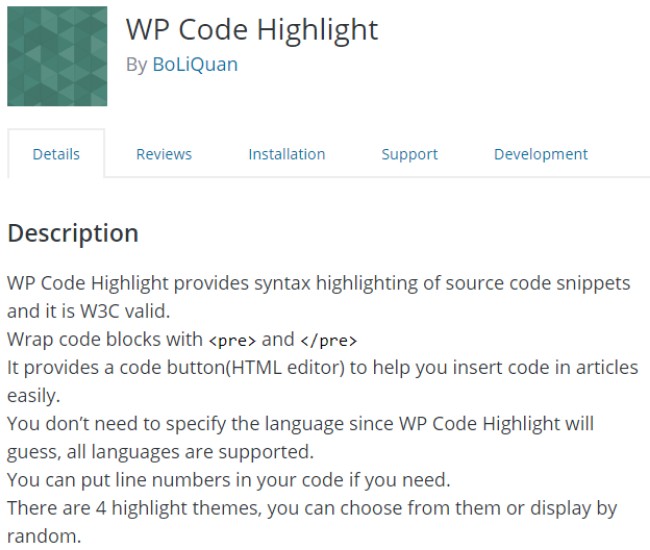 5 wp code WP code
