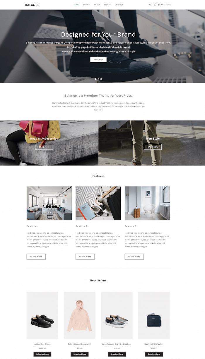 Balance WordPress Theme Balance WordPress Theme