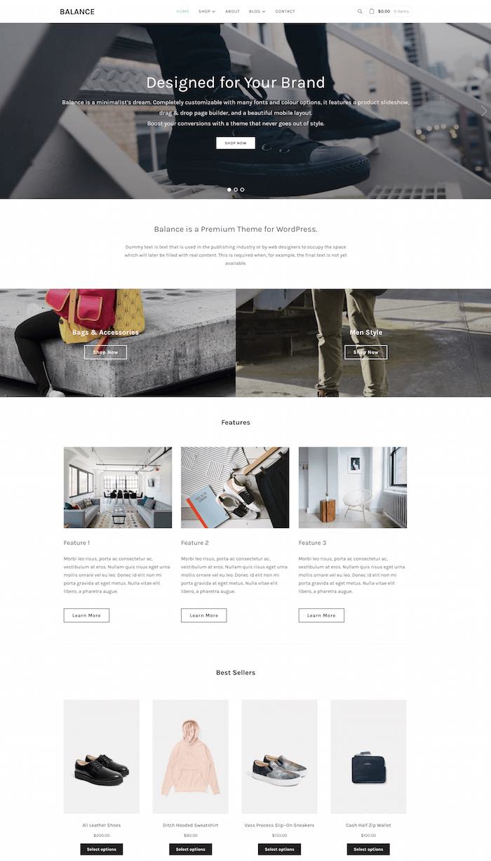 Balance WordPress Theme