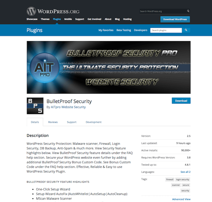 BulletProof Security BulletProof Security