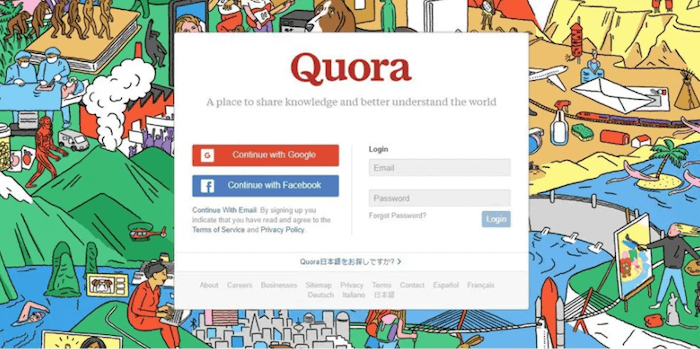 Drive traffic from Quora