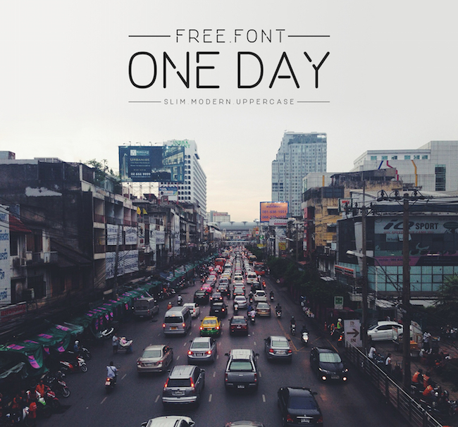 One Day logo font