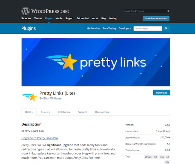 Pretty Links Pretty Links