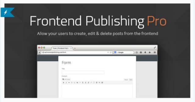 Frontend Publishing Pro