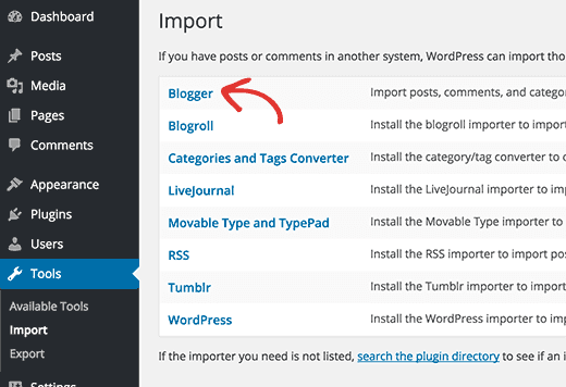 Import tools