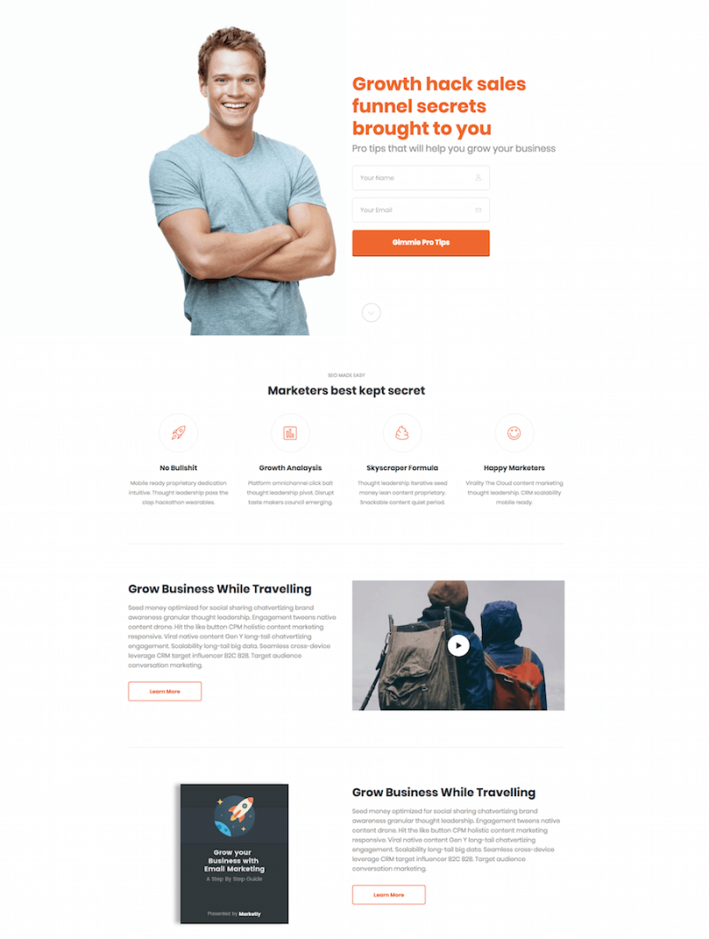 Marketing Pro WordPress theme