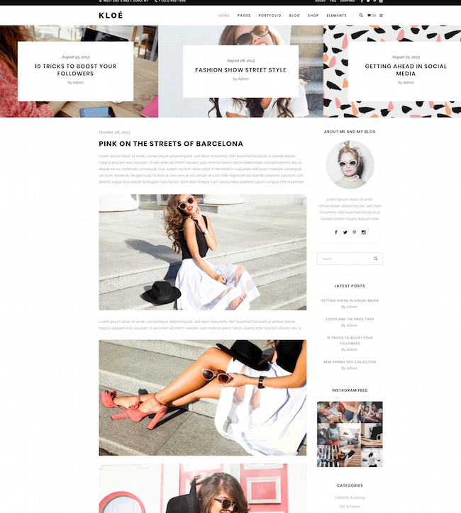 kloe lifestyle multi purpose theme Kloe Lifestyle Multi-Purpose Theme