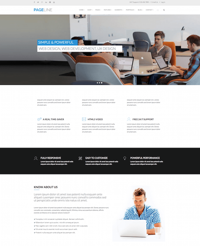 PageLine Drupal Theme