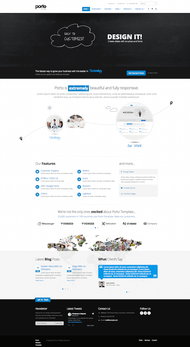 Porto Ultimate Responsive Drupal 7 & 8 Theme