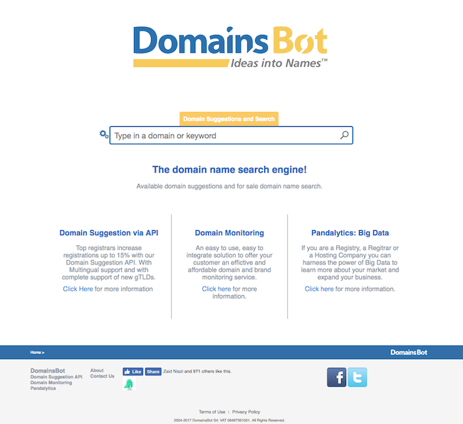 blog domain name finder