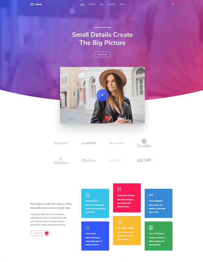 Salient Corporate Theme