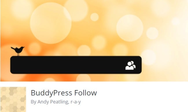 2. buddypress follow -buddypress-follow