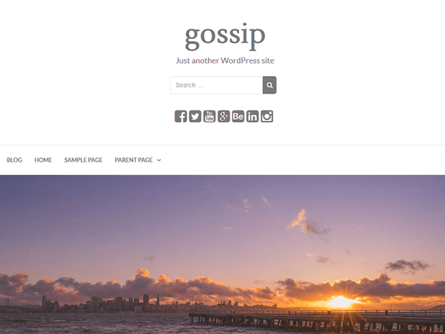 Gossip Free Theme