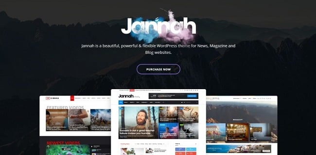 Jannah wp magazine theme