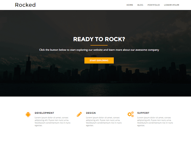 Rocked WordPress Theme