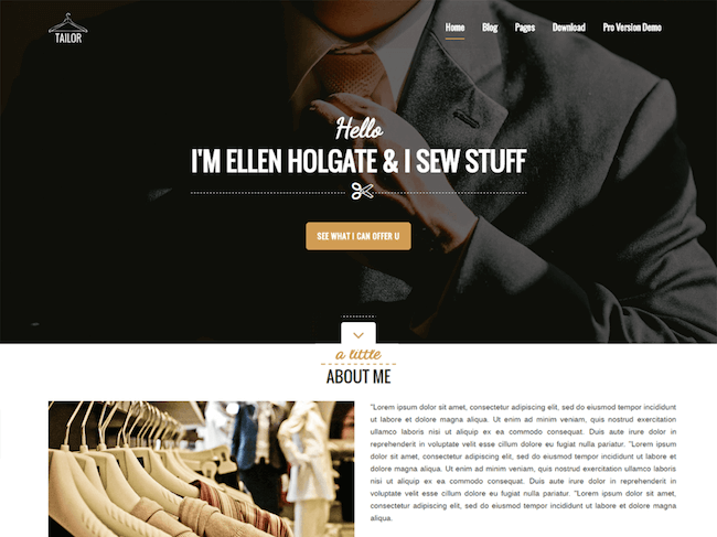 Tailor Free WordPress Theme