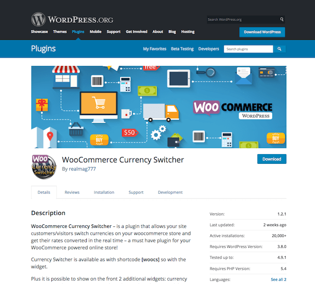 WooCommerce Currency Switcher WooCommerce Currency Switcher