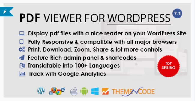 1. pdf viewer for wordpress PDF viewer for WordPress
