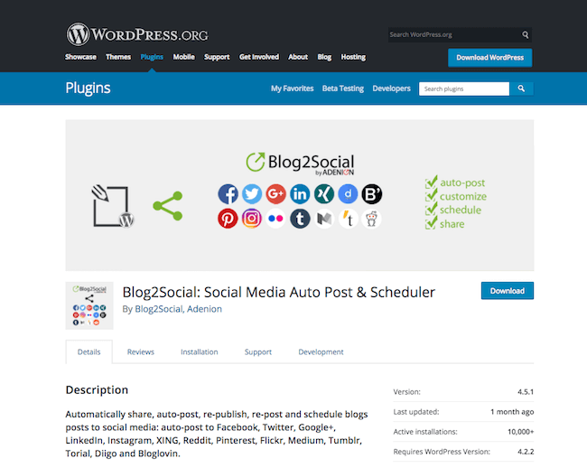 Blog2Social Blog2Social