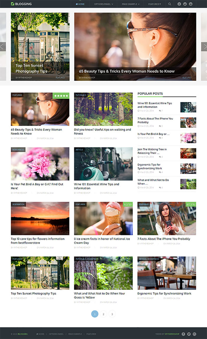 Blogging Theme MyThemeShop