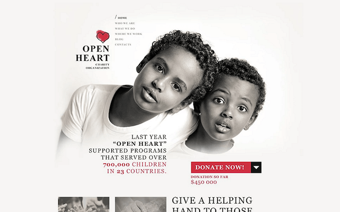 Open-Heart-charity-theme