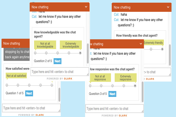 olark chat ratings boxes