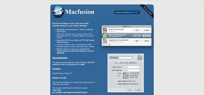 6. macfusion macfusion