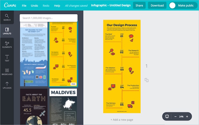 Canva-Online-Infografik-Editor