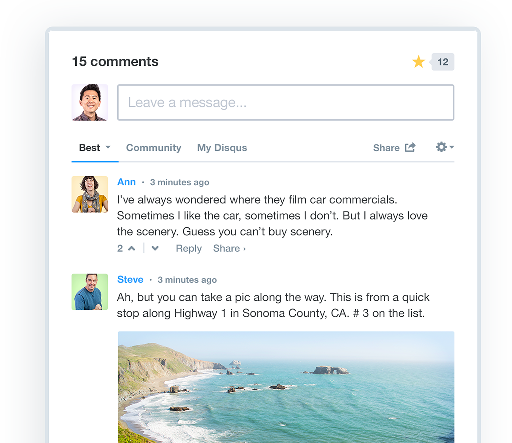 Disqus Native advertising, disqus